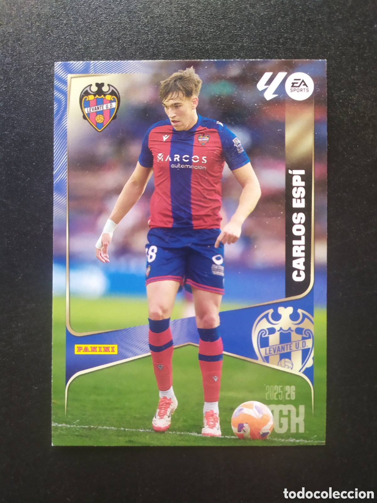 Cromos de f&uacute;tbol: Megacracks 2025 2026 25 26 panini Carlos Espi n&deg; 215 Levante