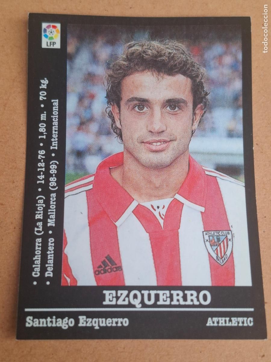 Cromos de f&uacute;tbol: PANINI LIGA 2000 2001 00 01 - 186 EZQUERRO - ATHLETIC CLUB ( NUNCA PEGADO )