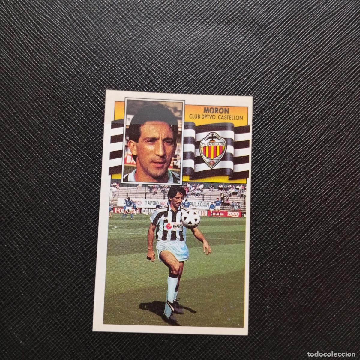 Cromos de f&uacute;tbol: MORON CASTELLON ESTE 1990 1991 CROMO FUTBOL LIGA 90 91 - TRASERA SIN PEGAR LEER - A37 PG442 COLOCA