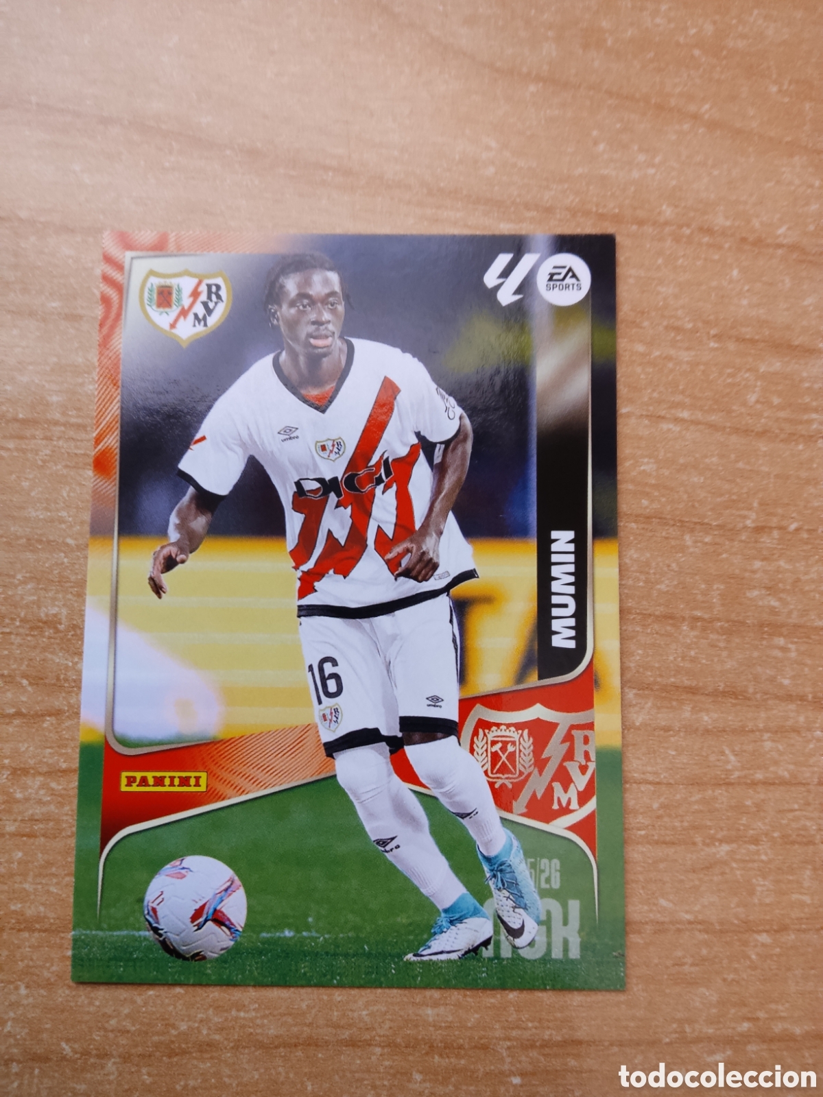 Cromos de f&uacute;tbol: 295 MUMIN RAYO VALLECANO MEGACRACKS 2025 2026