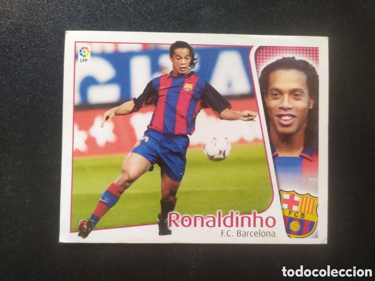 Cromos de f&uacute;tbol: Liga este 2004 2005 04 05 panini Ronaldinho Barcelona