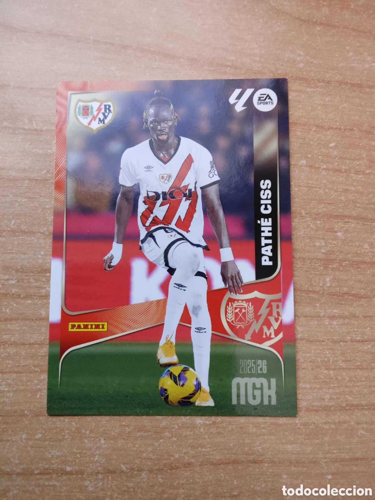 Cromos de f&uacute;tbol: 297 PATHE CISS RAYO VALLECANO MEGACRACKS 2025 2026