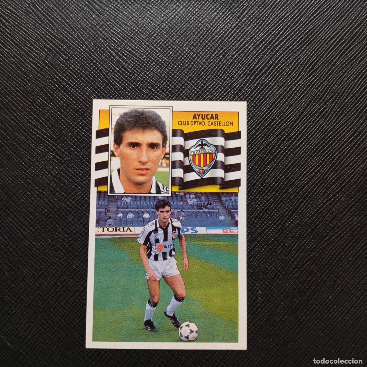 Cartes &agrave; collectionner de Football: AYUCAR CASTELLON ESTE 1990 1991 CROMO FUTBOL LIGA 90 91 - DESPEGADO - A37 PG442 BAJA
