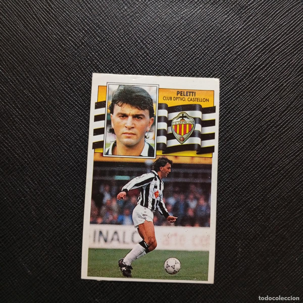 Cartes &agrave; collectionner de Football: PELETTI CASTELLON ESTE 1990 1991 CROMO FUTBOL LIGA 90 91 - DESPEGADO - A37 PG442