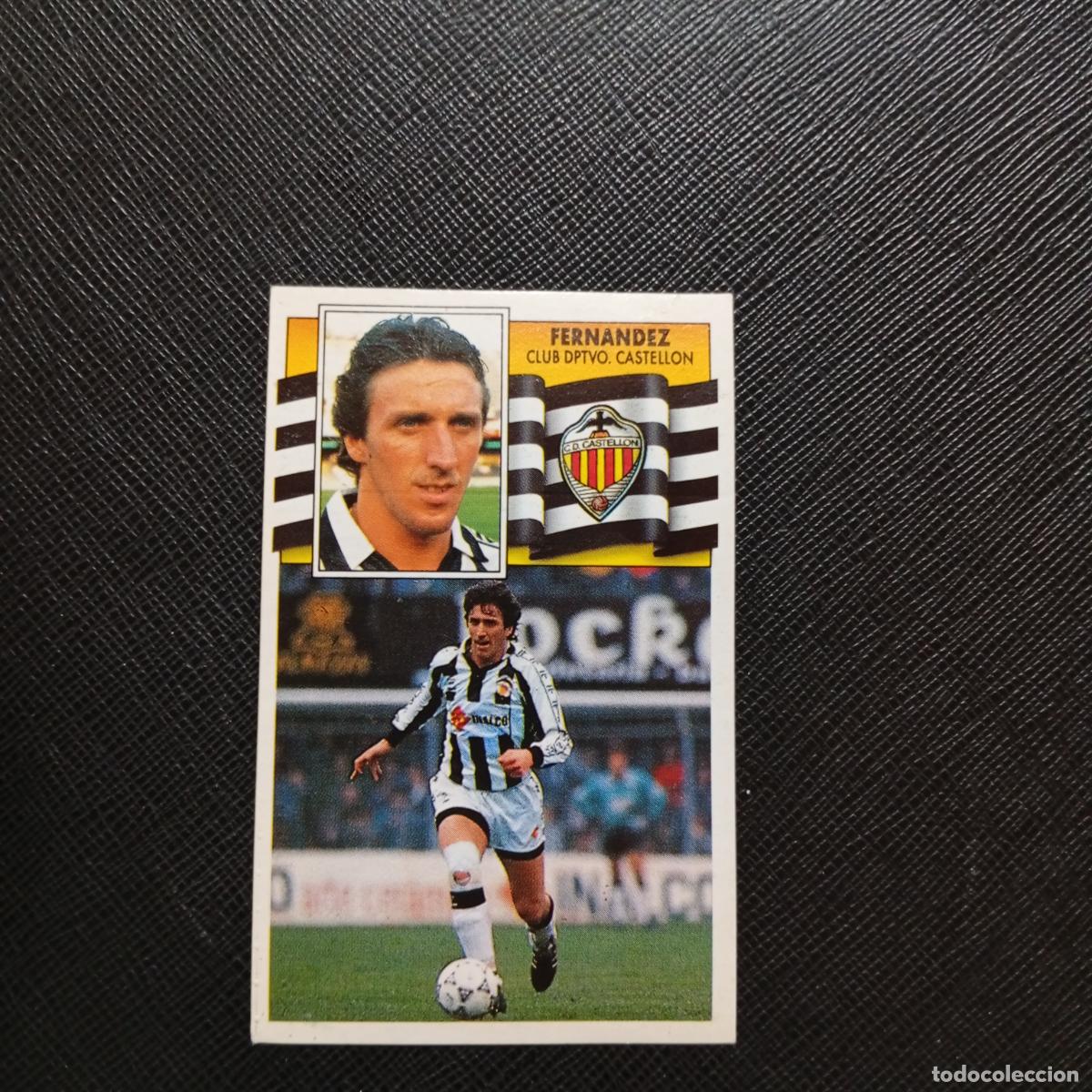 Cartes &agrave; collectionner de Football: FERNANDEZ CASTELLON ESTE 1990 1991 CROMO FUTBOL LIGA 90 91 - DESPEGADO - A37 PG442