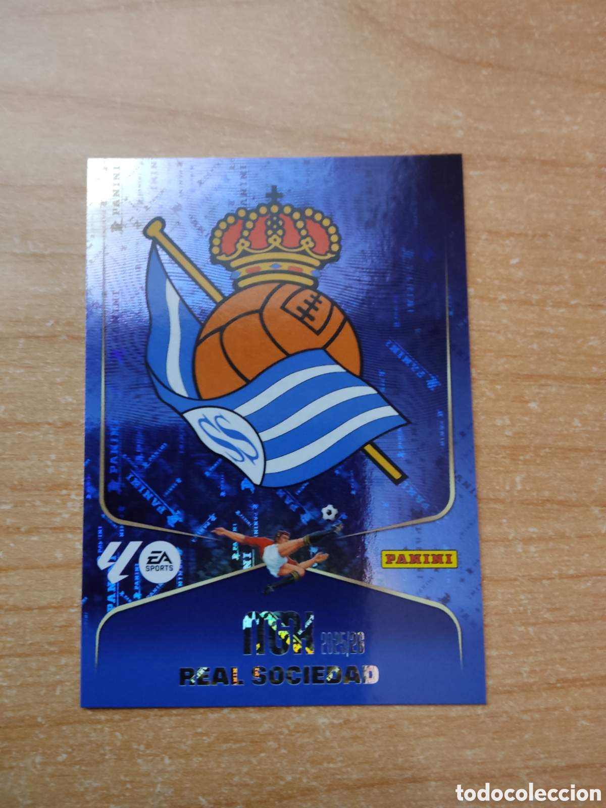 Cromos de f&uacute;tbol: 307 ESCUDO REAL SOCIEDAD MEGACRACKS 2025 2026