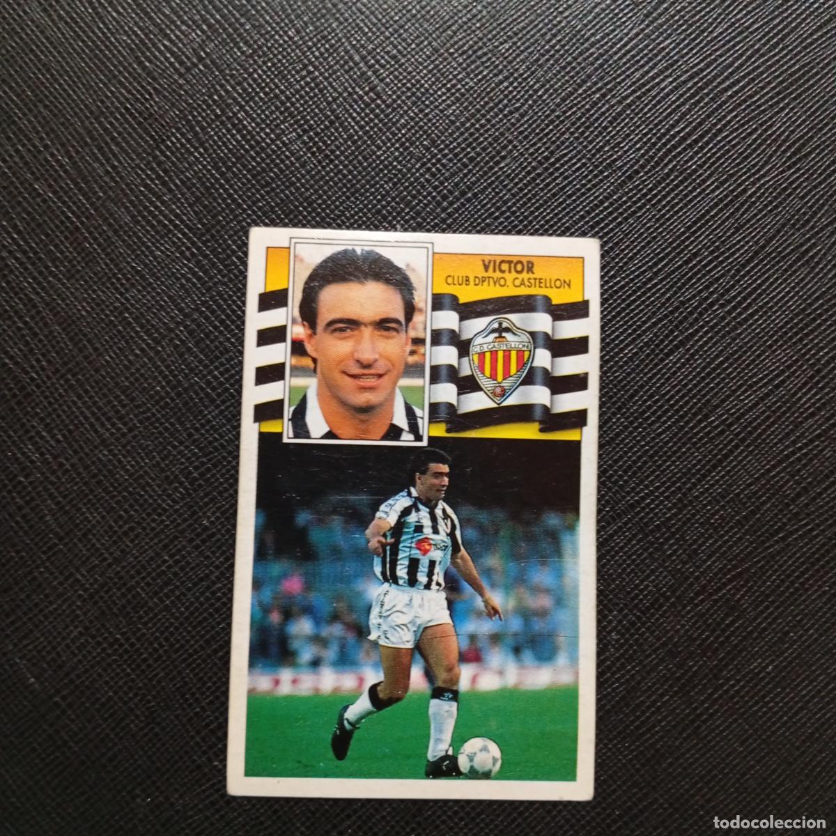 Cromos de f&uacute;tbol: VICTOR CASTELLON ESTE 1990 1991 CROMO FUTBOL LIGA 90 91 - DESPEGADO - A37 PG442