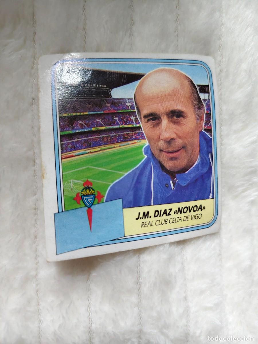 Cromos de f&uacute;tbol: EDICIONES ESTE 89 90 DIAZ NOVOA ENTRENADOR R.C. CELTA 1989 1990 DESPEGADO RECUPERADO ALBUM AAQ