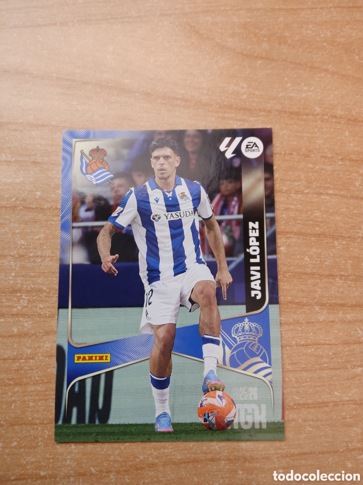 Cromos de f&uacute;tbol: 315 JAVI LOPEZ REAL SOCIEDAD MEGACRACKS 2025 2026