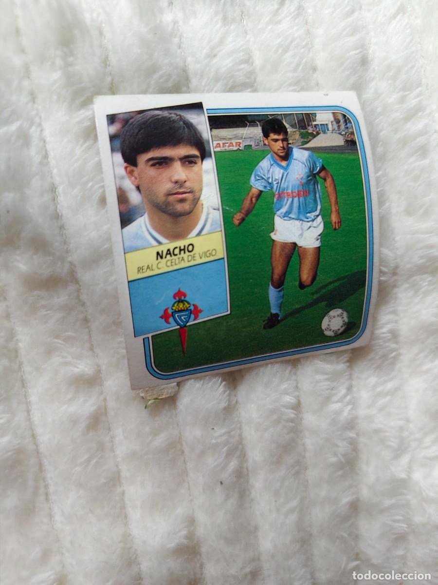 Cromos de f&uacute;tbol: EDICIONES ESTE 89 90 NACHO R.C. CELTA DE VIGO 1989 1990 DESPEGADO RECUPERADO ALBUM AAQ