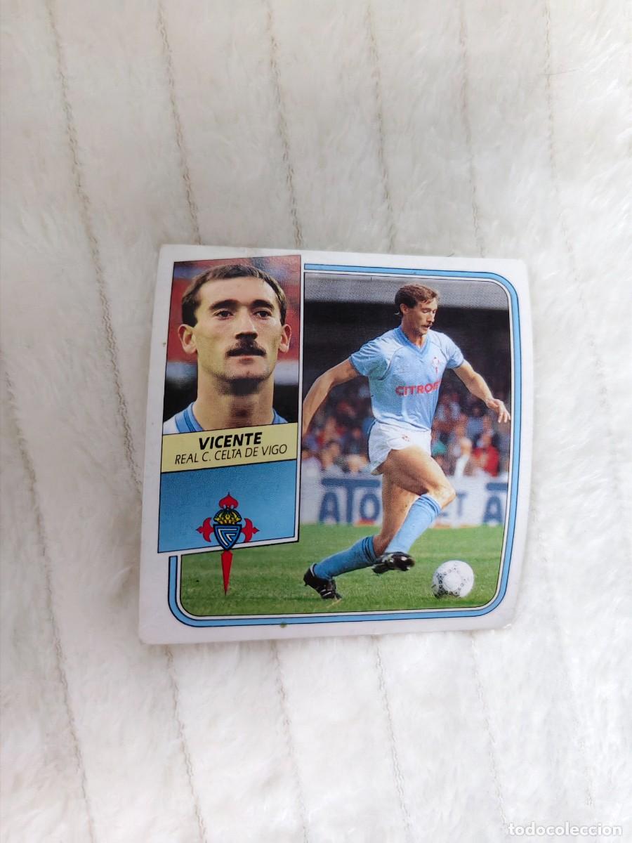 Cromos de f&uacute;tbol: EDICIONES ESTE 89 90 VICENTE R.C. CELTA DE VIGO 1989 1990 DESPEGADO RECUPERADO ALBUM AAQ