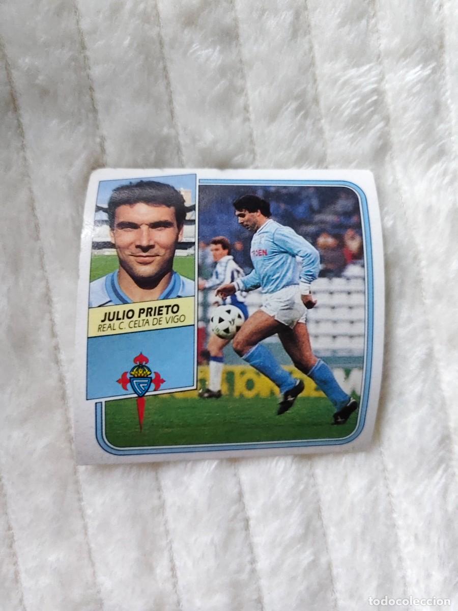Cromos de f&uacute;tbol: EDICIONES ESTE 89 90 JULIO PRIETO R.C. CELTA DE VIGO 1989 1990 DESPEGADO RECUPERADO ALBUM AAQ