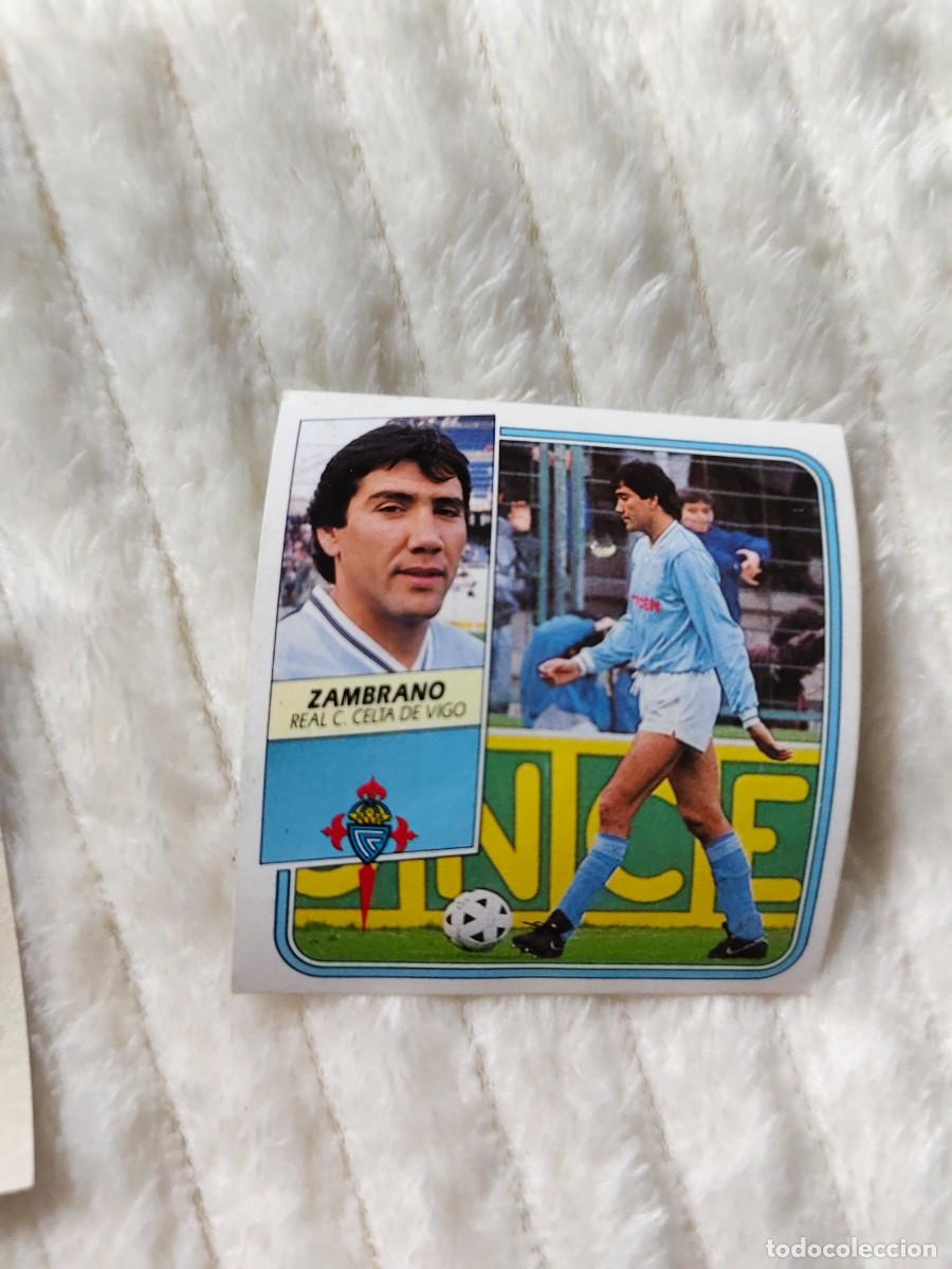 Cromos de f&uacute;tbol: EDICIONES ESTE 89 90 ZAMBRANO R.C. CELTA DE VIGO 1989 1990 DESPEGADO RECUPERADO ALBUM AAQ
