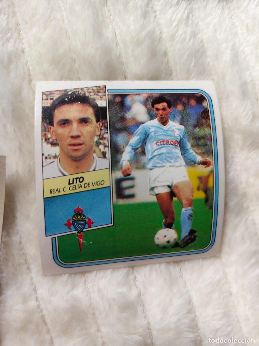 Cromos de f&uacute;tbol: EDICIONES ESTE 89 90 LITO R.C. CELTA DE VIGO 1989 1990 DESPEGADO RECUPERADO ALBUM AAQ
