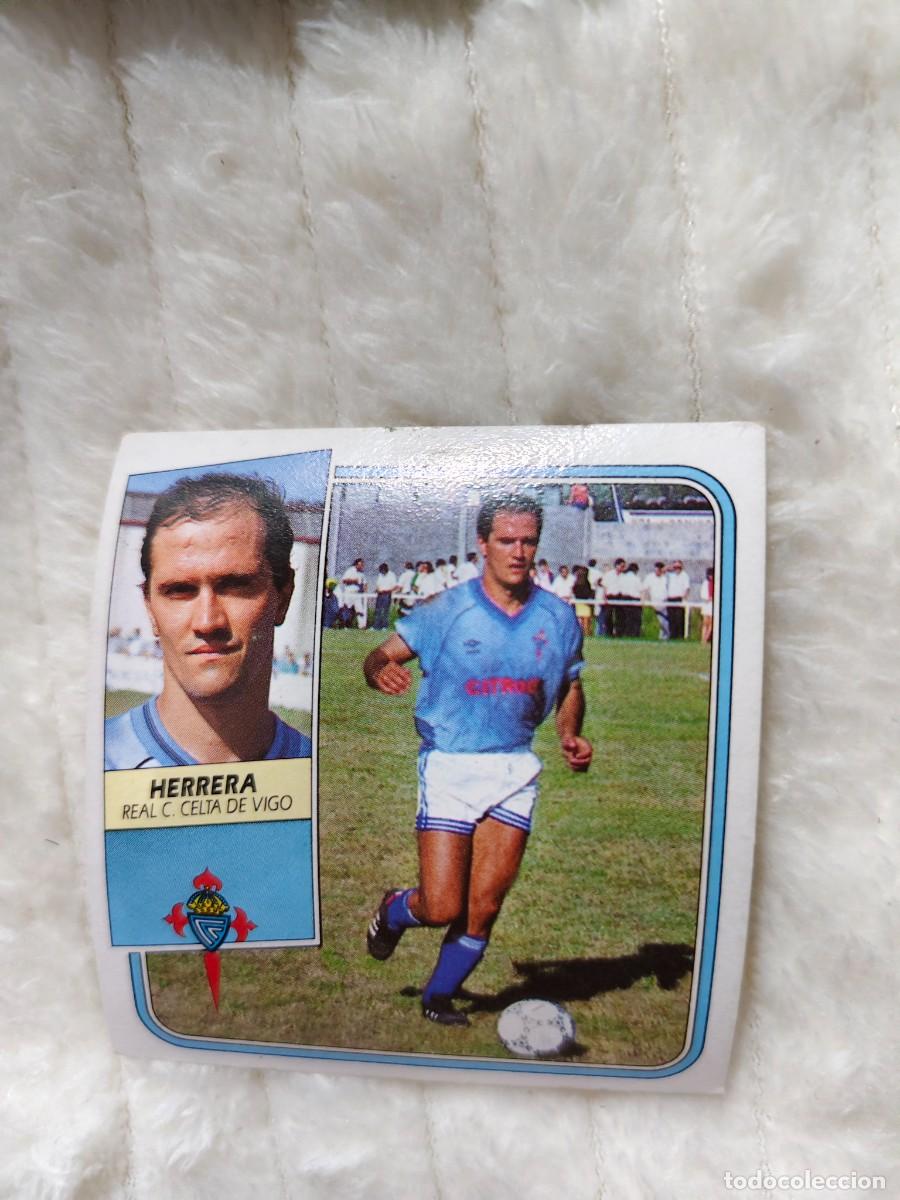 Cromos de f&uacute;tbol: EDICIONES ESTE 89 90 HERRERA R.C. CELTA DE VIGO 1989 1990 DESPEGADO RECUPERADO ALBUM AAQ