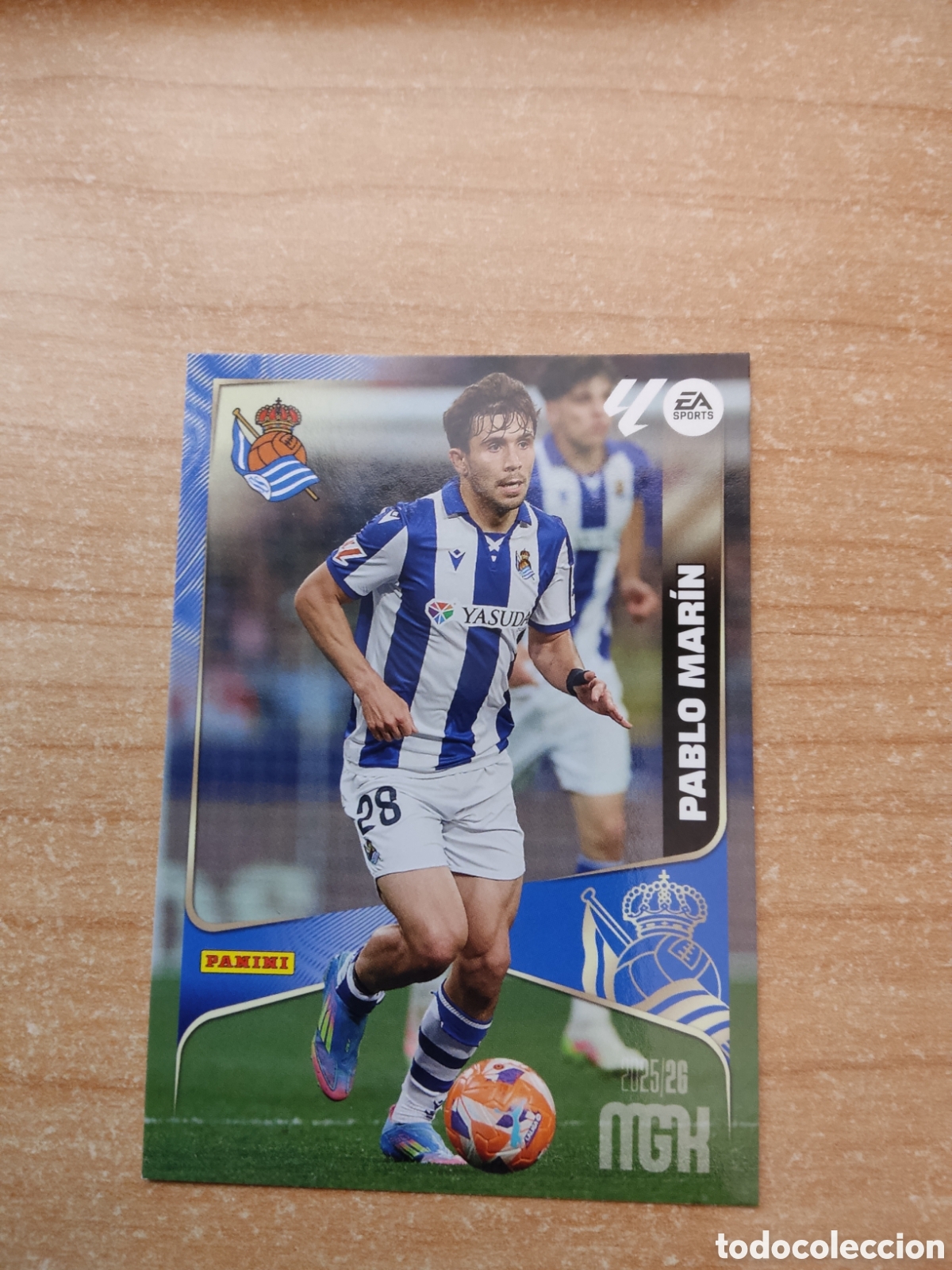 Cromos de f&uacute;tbol: 316 PABLO MARIN REAL SOCIEDAD MEGACRACKS 2025 2026