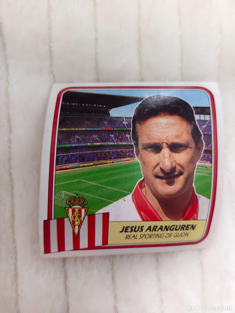 Cromos de f&uacute;tbol: EDICIONES ESTE 89 90 ARANGUREN ENTRENADOR SPORTING GIJON 1989 1990 DESPEGADO RECUPERADO ALBUM AAQ