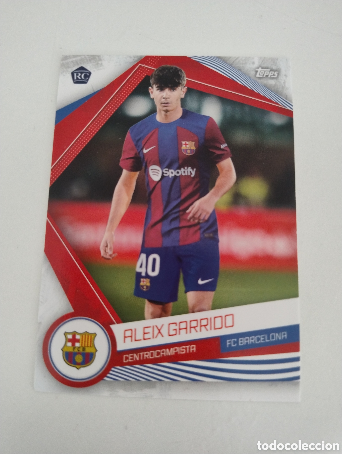 Cromos de f&uacute;tbol: BAR 19 - Aleix Garrido - Barcelona - Topps Team Set 2023