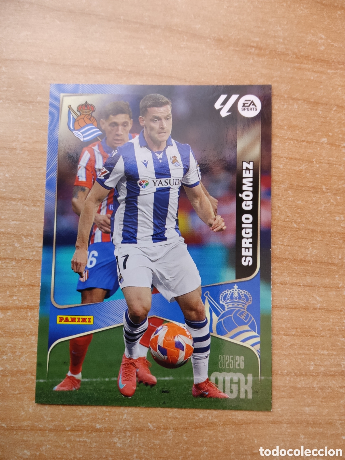 Cromos de f&uacute;tbol: 318 SERGIO GOMEZ REAL SOCIEDAD MEGACRACKS 2025 2026