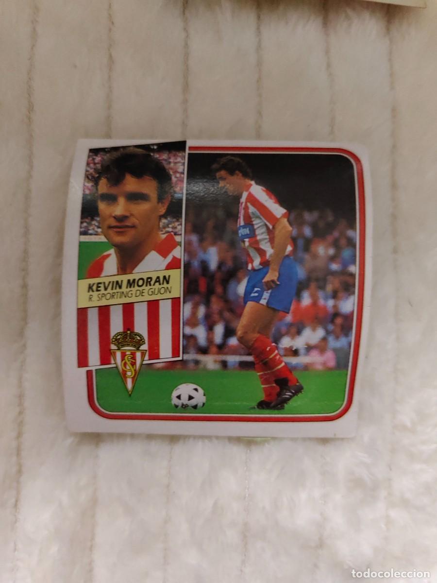 Fu&szlig;ball-Sticker: EDICIONES ESTE 89 90 KEVIN MORAN REAL SPORTING DE GIJON 1989 1990 DESPEGADO RECUPERADO ALBUM AAQ
