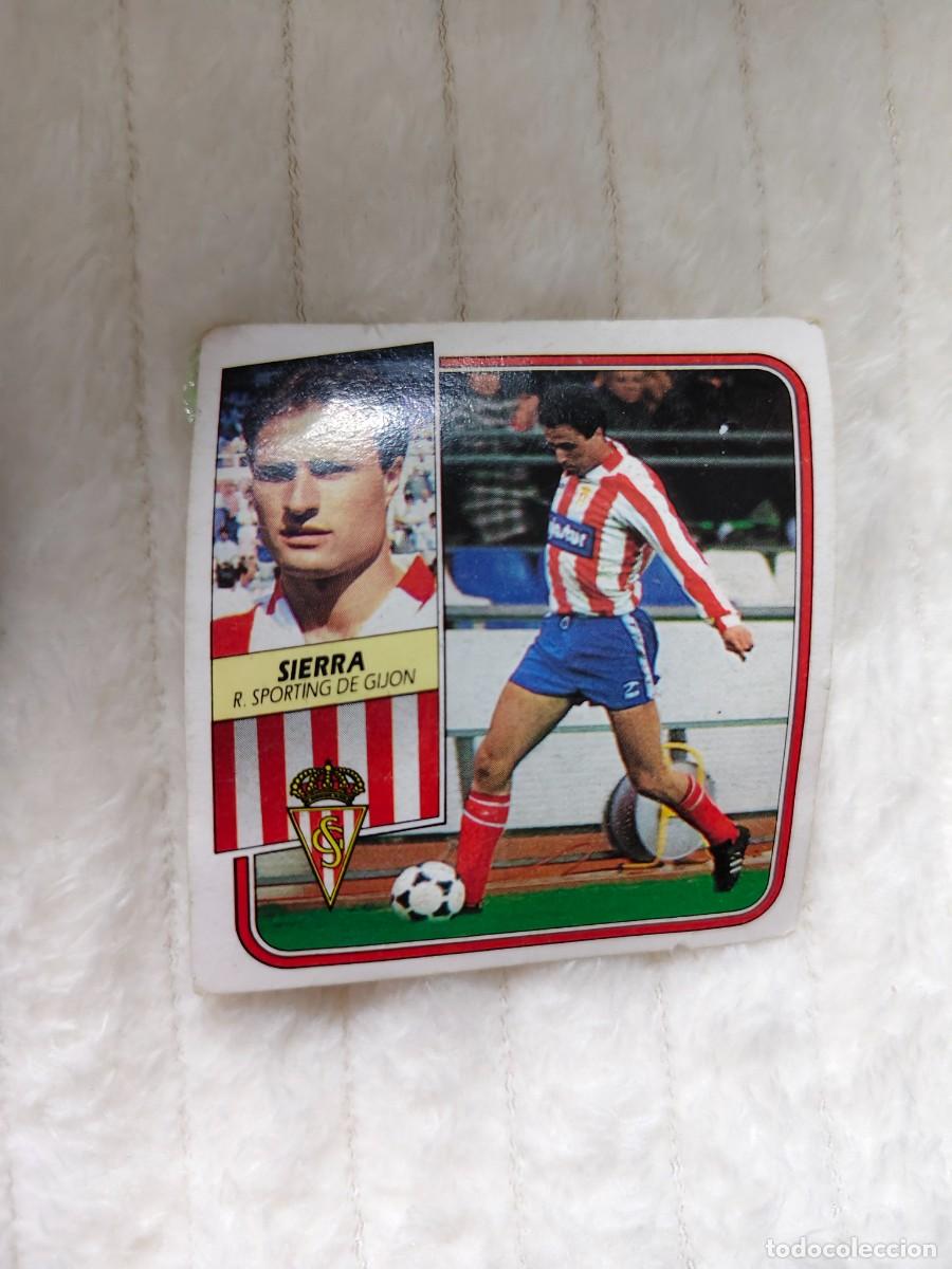 Fu&szlig;ball-Sticker: EDICIONES ESTE 89 90 LUIS SIERRA REAL SPORTING DE GIJON 1989 1990 DESPEGADO RECUPERADO ALBUM AAQ