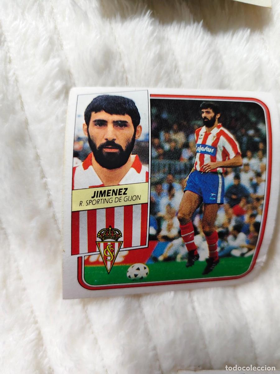Football Stickers: EDICIONES ESTE 89 90 JIMENEZ REAL SPORTING DE GIJON 1989 1990 DESPEGADO RECUPERADO ALBUM AAQ