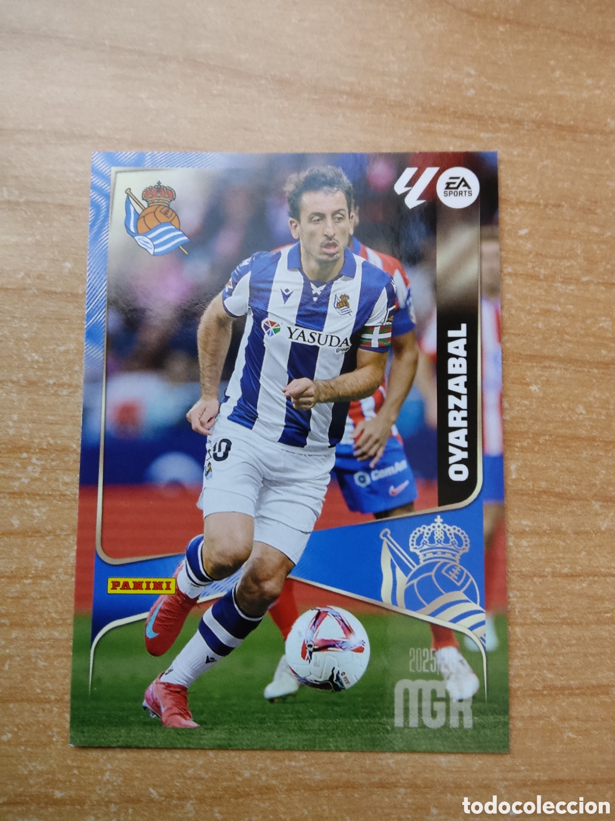 Fu&szlig;ball-Sticker: 322 OYARZABAL REAL SOCIEDAD MEGACRACKS 2025 2026