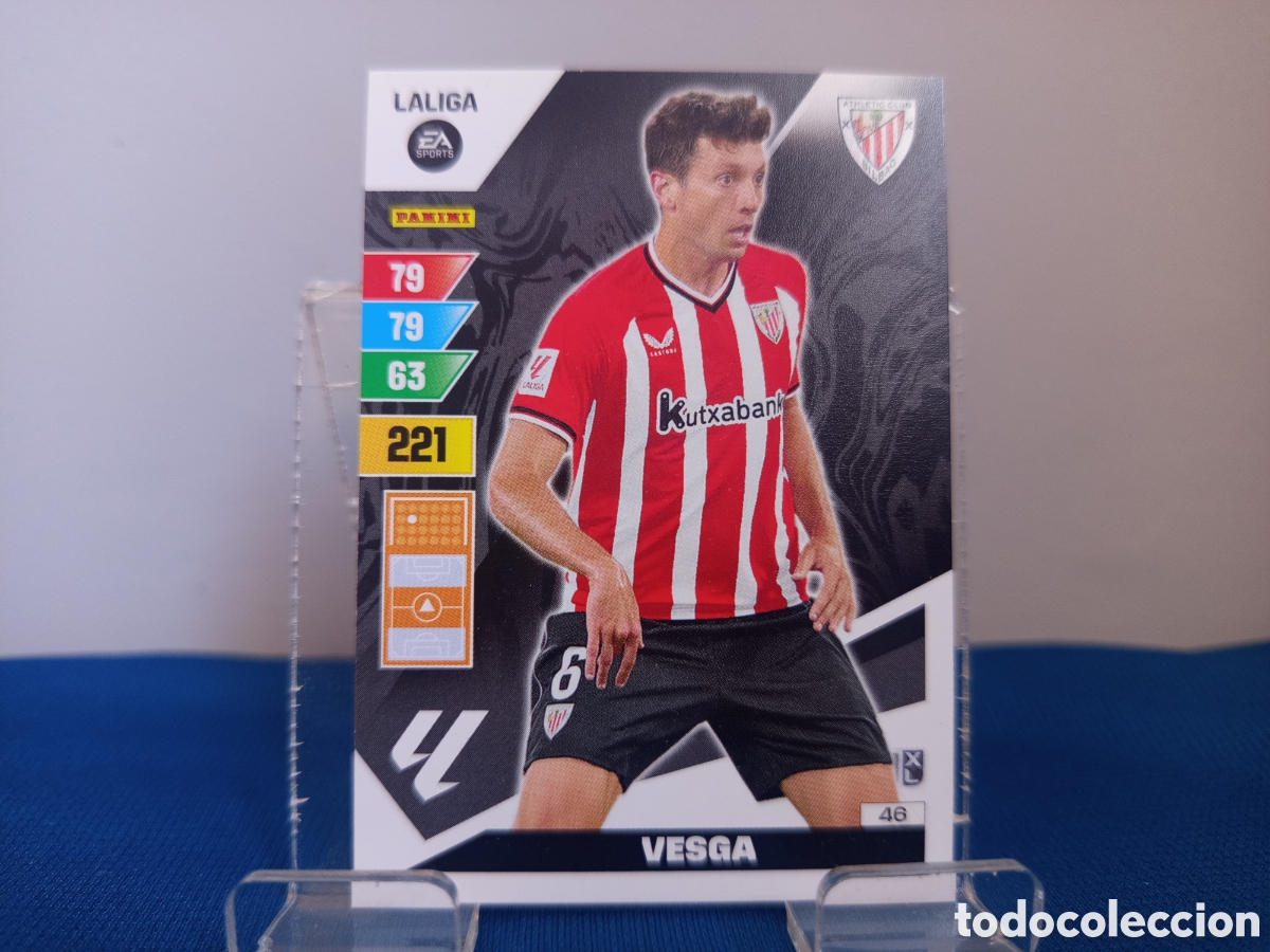 Football Stickers: ❇️ CROMO CARD ⚽ VESGA ATHLETIC DE BILBAO 46 LIGA 2023 2024 23 24 ADRENALYN XL PANINI ❇️