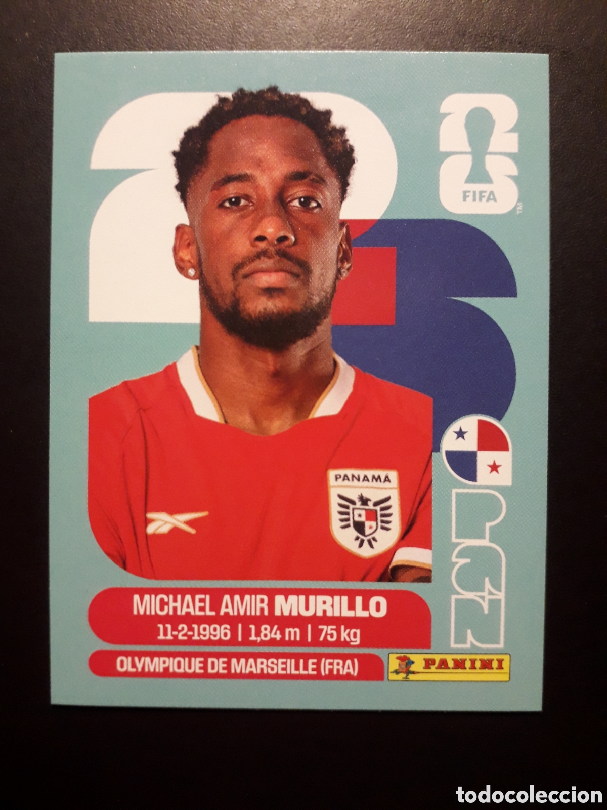 Cromos de f&uacute;tbol: MURILLO PANAM&Aacute; PAN 6 MUNDIAL F&Uacute;TBOL 2026 FIFA WORLD CUP PANINI SIN PEGAR PEDIDO M&Iacute;NIMO 3&euro;