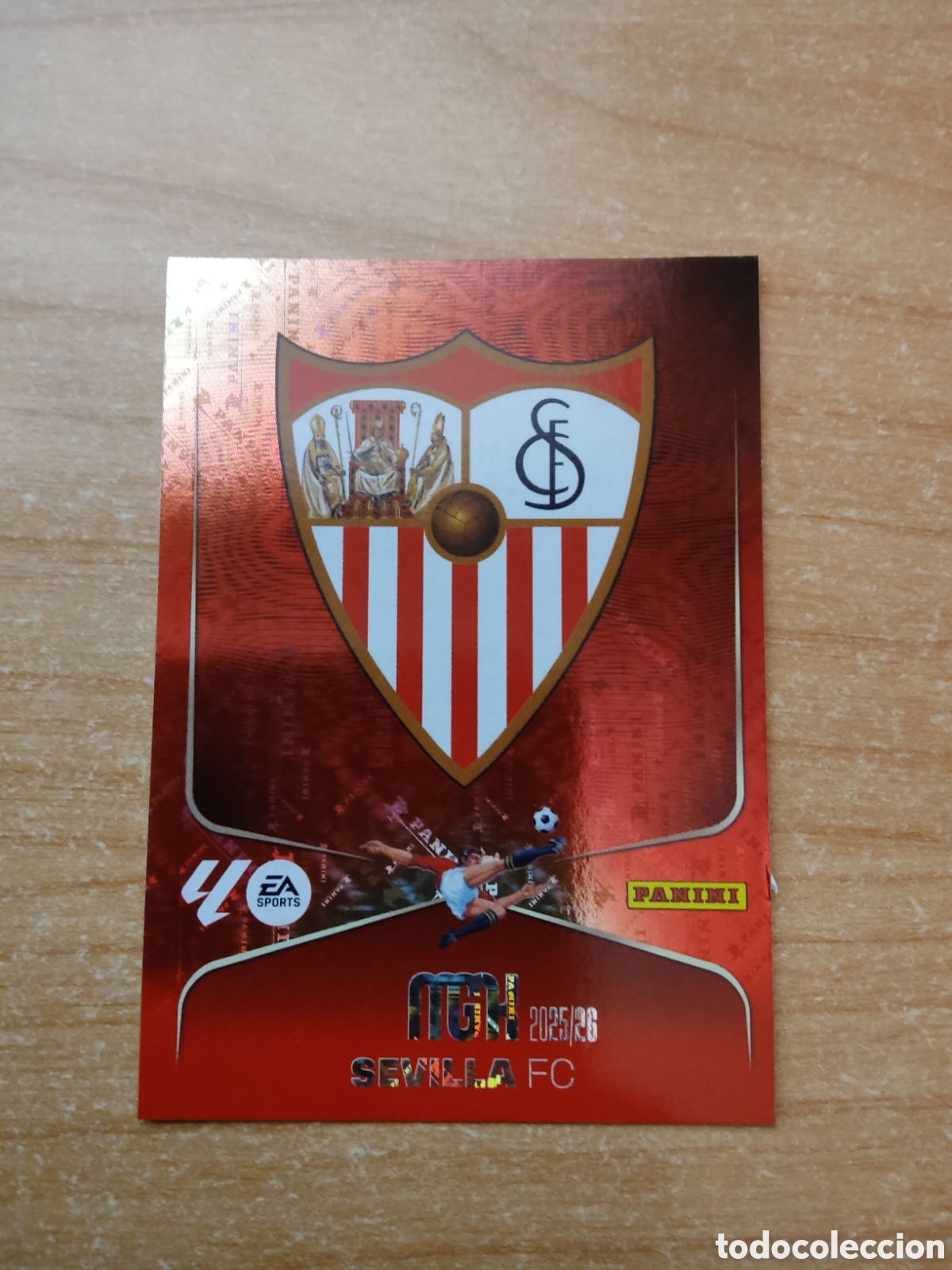 Cromos de f&uacute;tbol: 325 ESCUDO SEVILLA MEGACRACKS 2025 2026