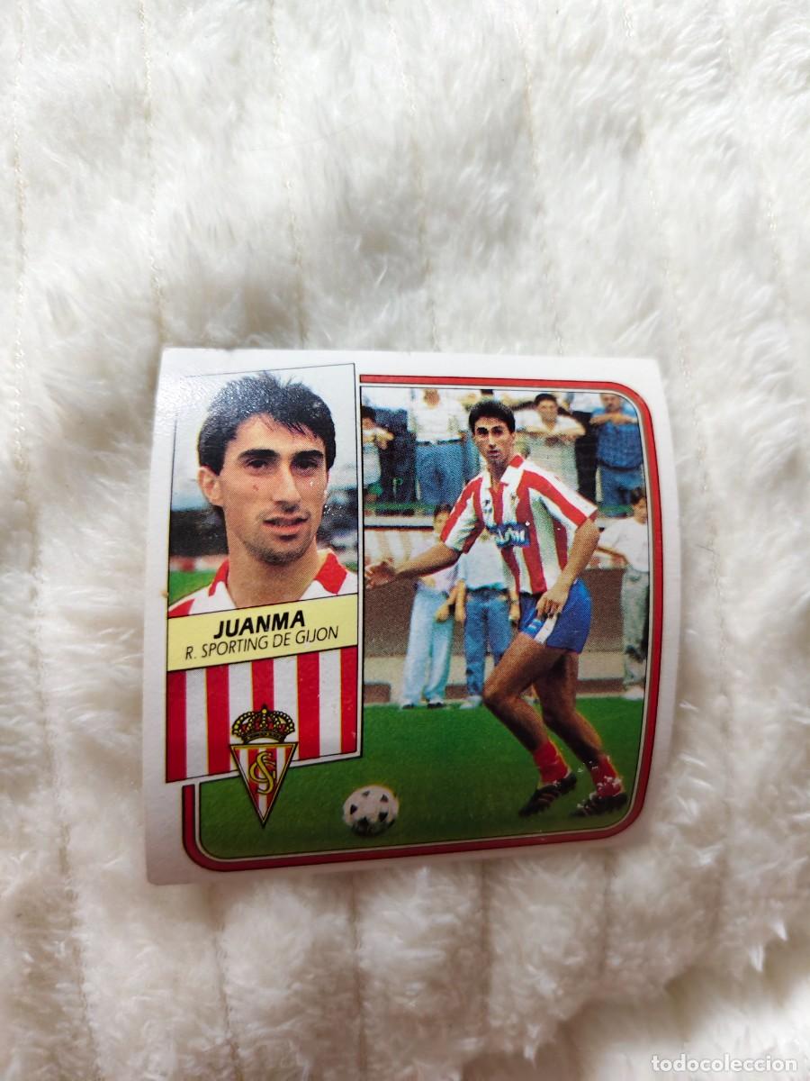 Cromos de f&uacute;tbol: EDICIONES ESTE 89 90 JUANMA REAL SPORTING DE GIJON 1989 1990 DESPEGADO RECUPERADO ALBUM AAQ