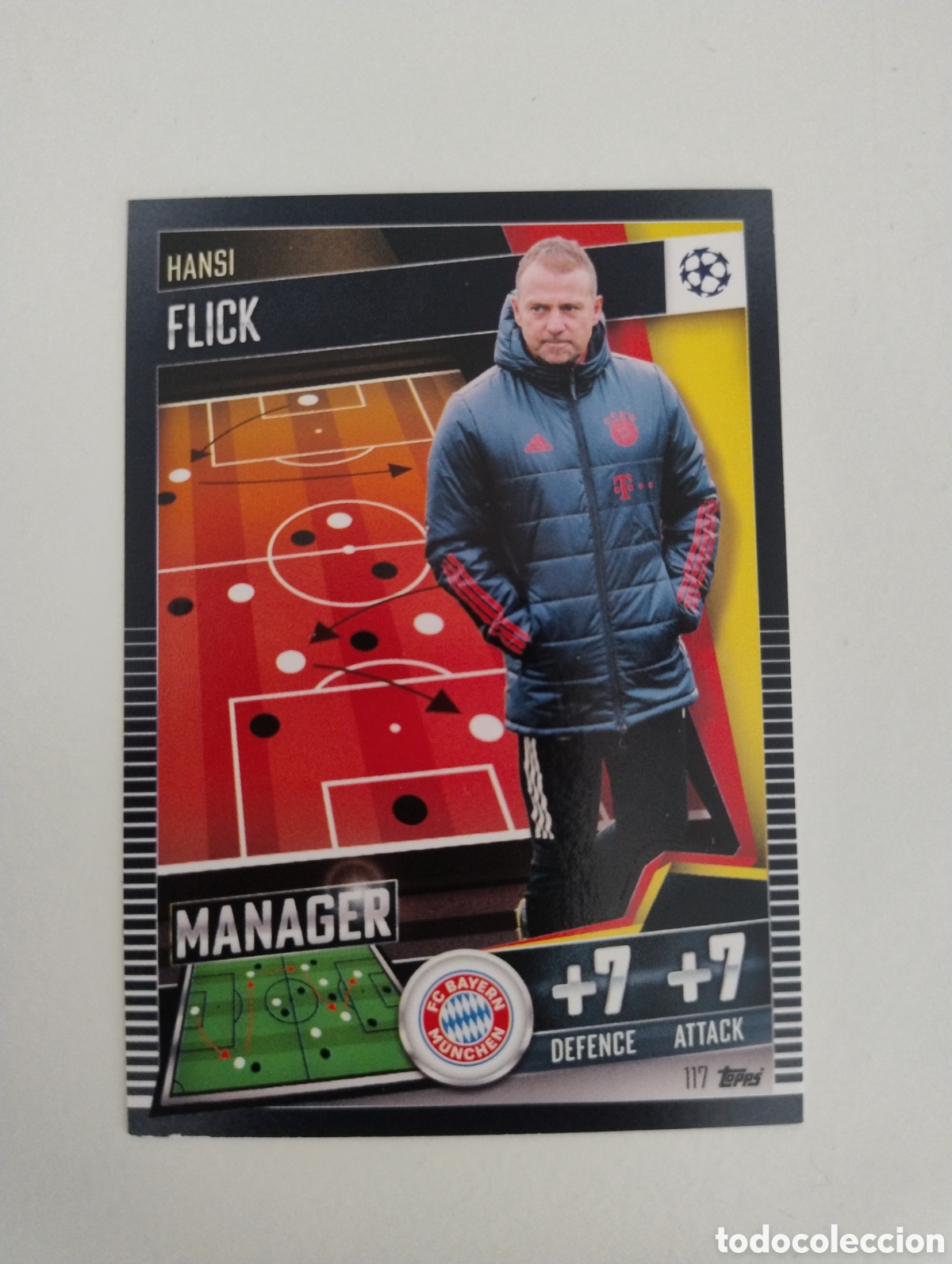 Cromos de f&uacute;tbol: 117 - Flick - Bayern Munich - Topps Match Attax 101 2020 - 2021