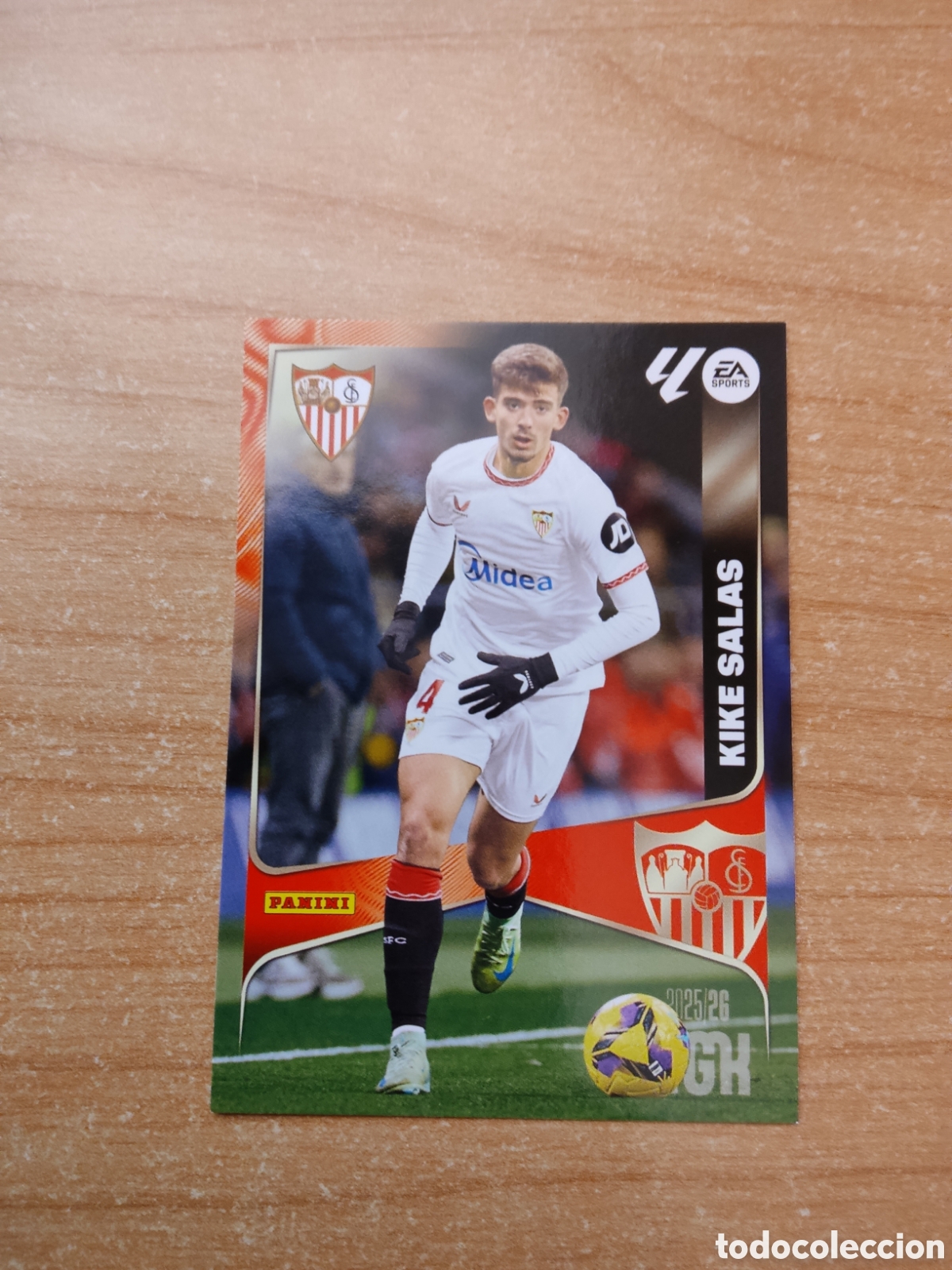 Cromos de f&uacute;tbol: 330 KIKE SALAS SEVILLA MEGACRACKS 2025 2026