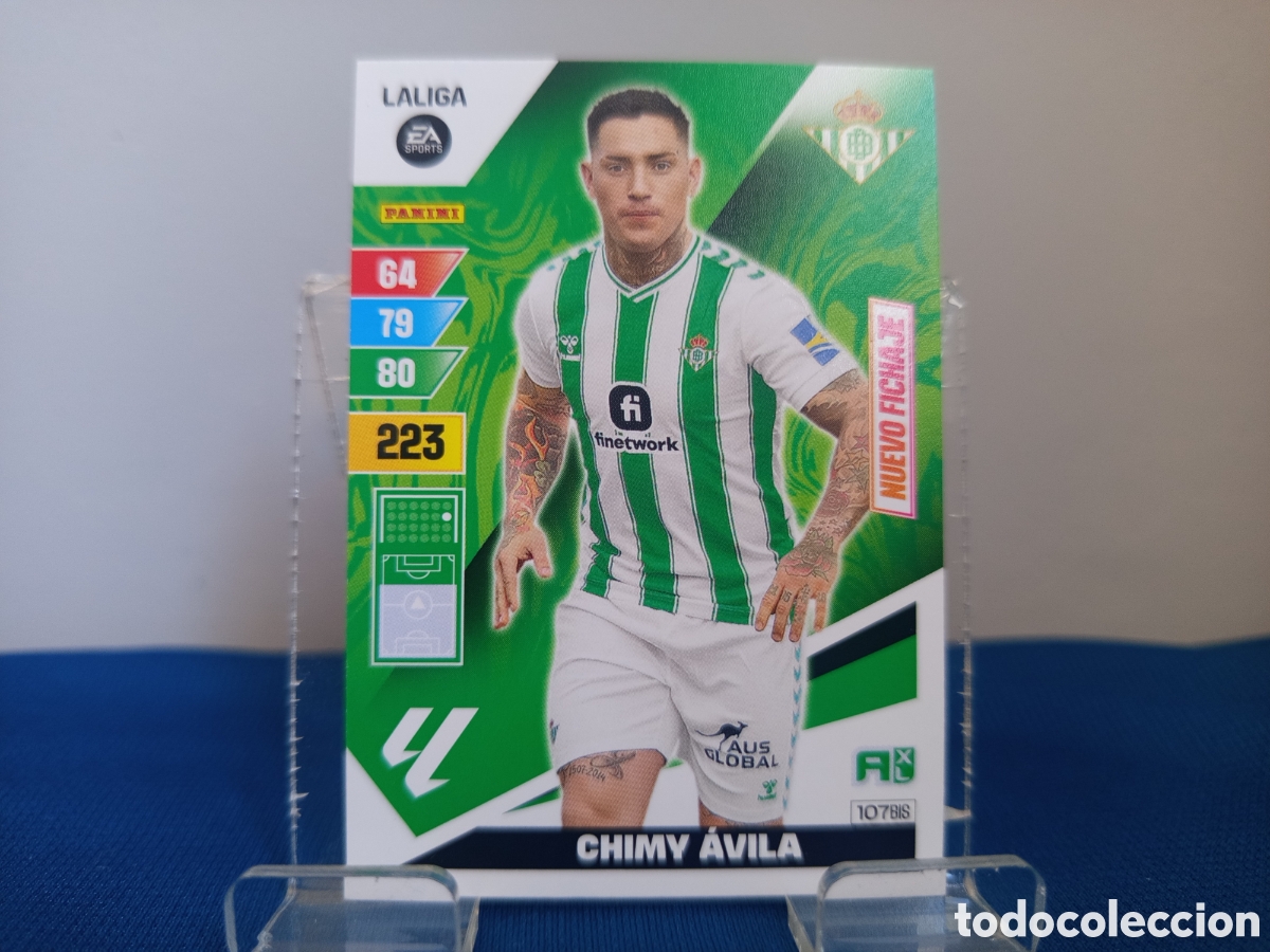Fu&szlig;ball-Sticker: ❇️ CROMO ⚽ CHIMY &Aacute;VILA BETIS 107 BIS NUEVO FICHAJE LIGA 2023 2024 23 24 ADRENALYN XL PANINI ❇️