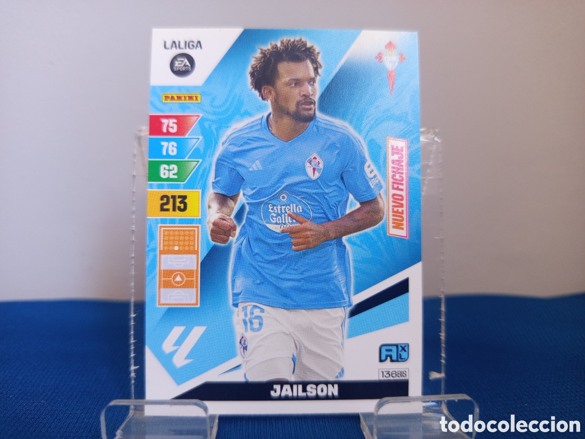 Fu&szlig;ball-Sticker: ❇️ CROMO ⚽ JAILSON CELTA DE VIGO 136 BIS NUEVO FICHAJE LIGA 2023 2024 23 24 ADRENALYN XL PANINI ❇️