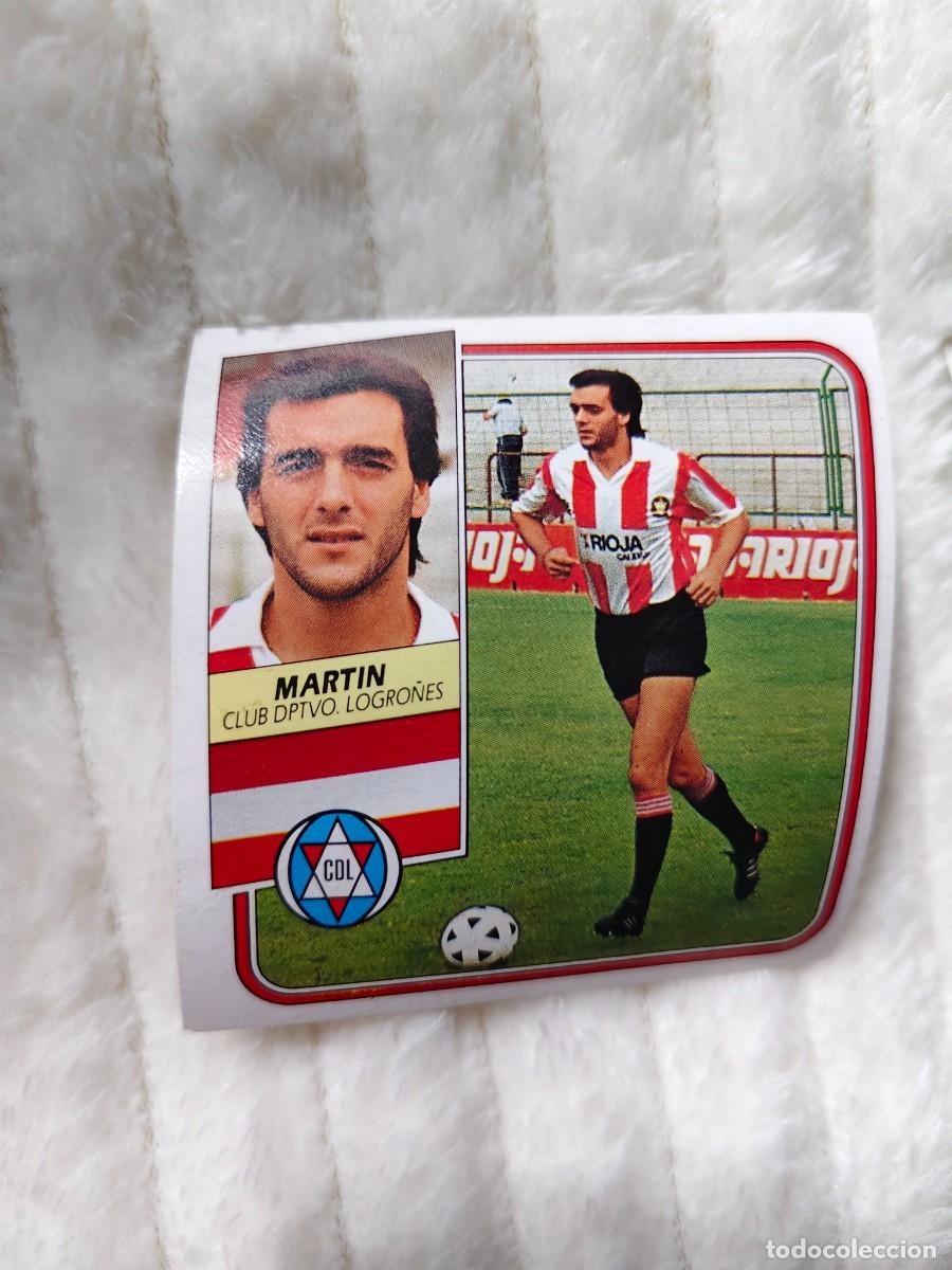 Cromos de f&uacute;tbol: EDICIONES ESTE 89 90 MARTIN C.D. LOGRO&Ntilde;&Eacute;S 1989 1990 DESPEGADO RECUPERADO ALBUM AAQ