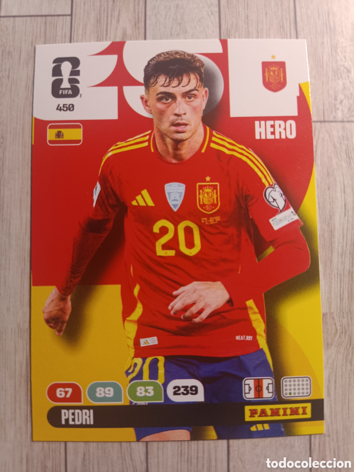 Cromos de f&uacute;tbol: 450 PEDRI ESPA&Ntilde;A HERO ADRENALYN XL MUNDIAL FIFA WORLD CUP 2026 PANINI
