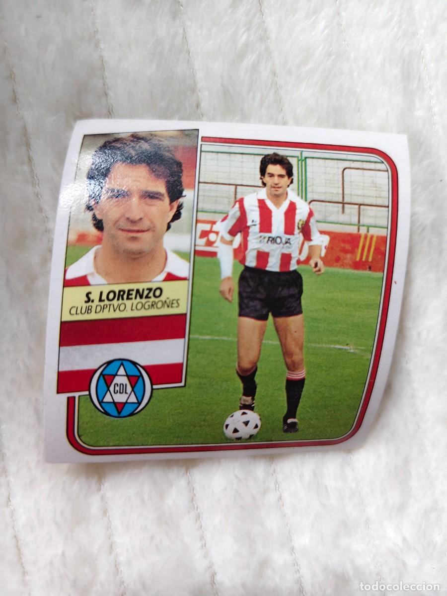 Cromos de f&uacute;tbol: EDICIONES ESTE 89 90 SANCHEZ LORENZO C.D. LOGRO&Ntilde;&Eacute;S 1989 1990 DESPEGADO RECUPERADO ALBUM AAQ