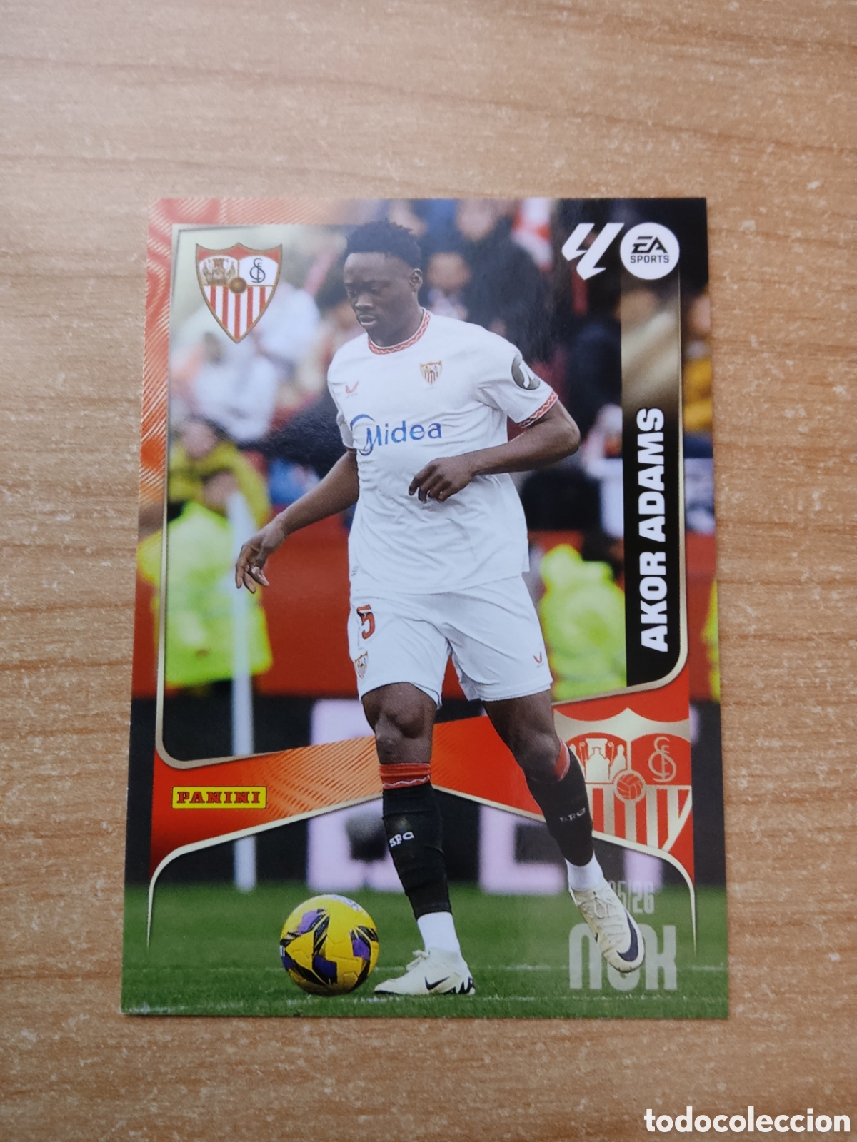 Cromos de f&uacute;tbol: 342 AKOR ADAMS SEVILLA MEGACRACKS 2025 2026