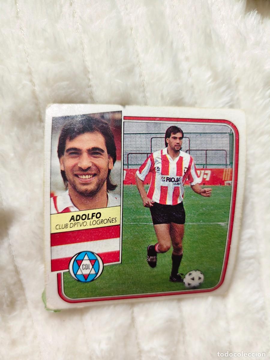 Cromos de f&uacute;tbol: EDICIONES ESTE 89 90 ADOLFO C.D. LOGRO&Ntilde;&Eacute;S 1989 1990 DESPEGADO RECUPERADO ALBUM AAQ