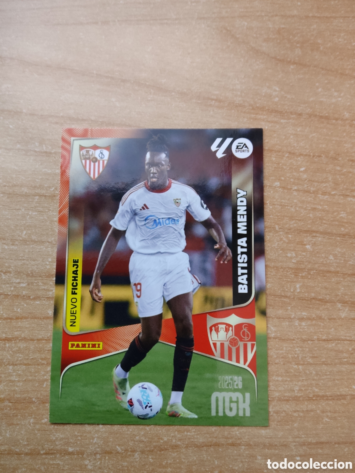 Cromos de f&uacute;tbol: 498 BATISTA MENDY NUEVO FICHAJE SEVILLA MEGACRACKS 2025 2026