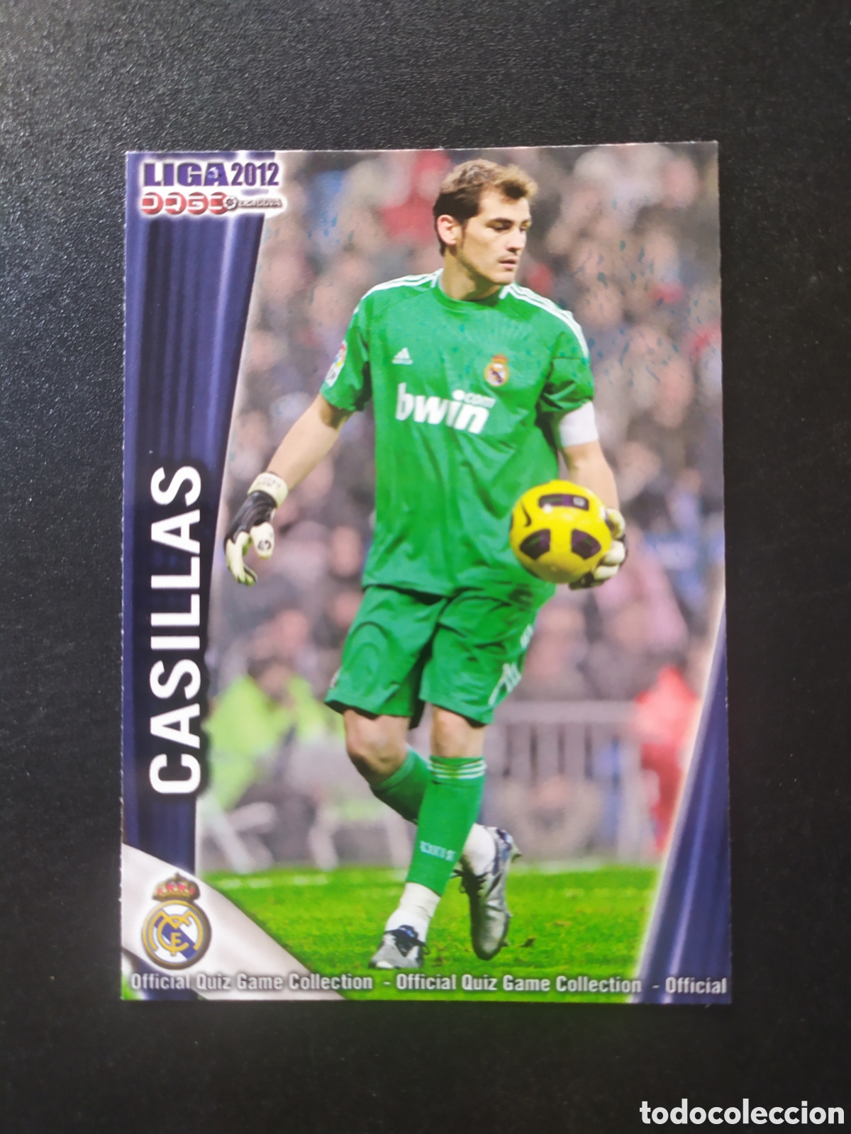 Figurine di Calcio: Mundicromo fichas Liga 2011 2012 11 12 Casillas n&deg; 31 Real Madrid
