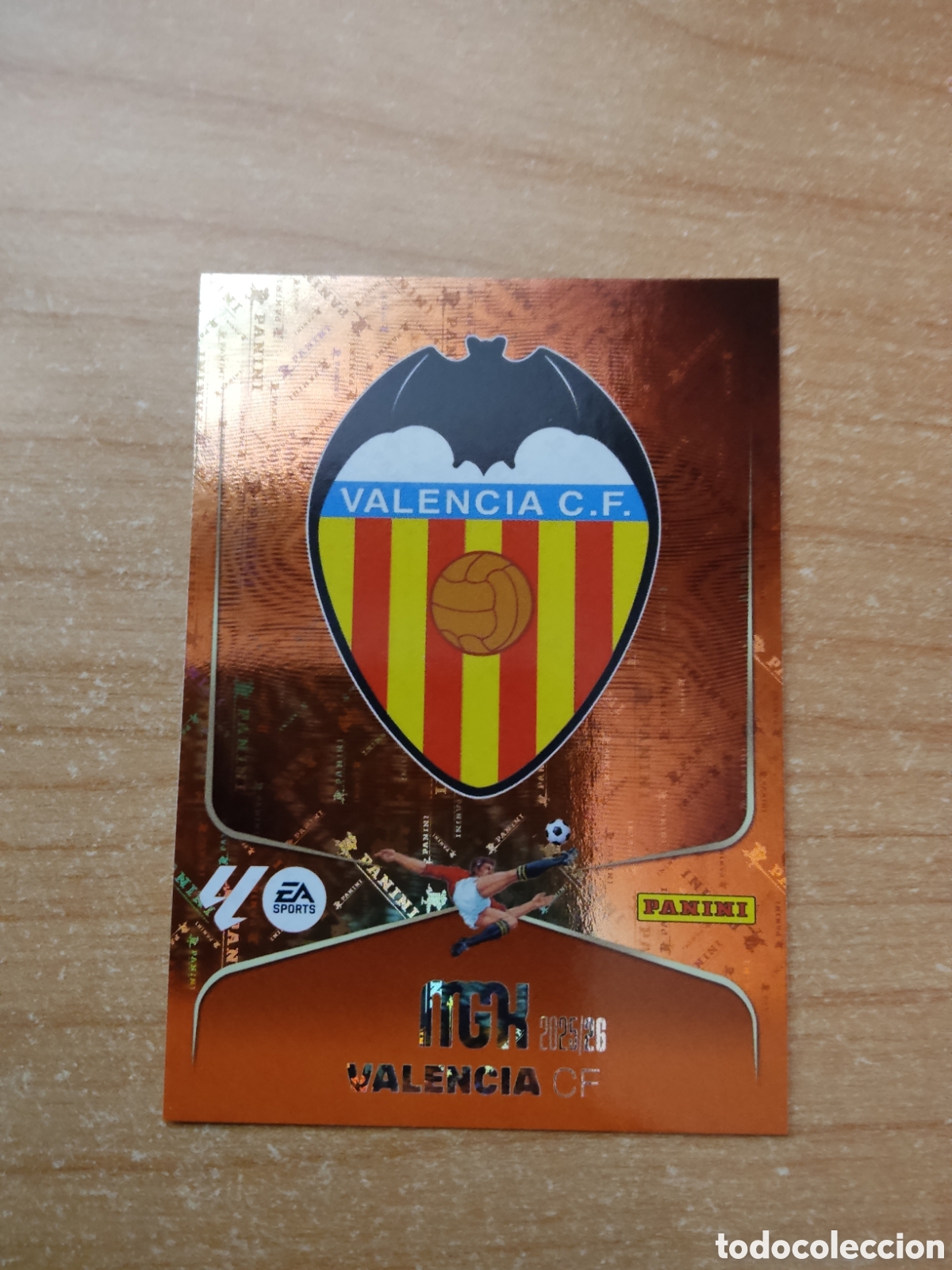 Cromos de f&uacute;tbol: 343 ESCUDO VALENCIA MEGACRACKS 2025 2026