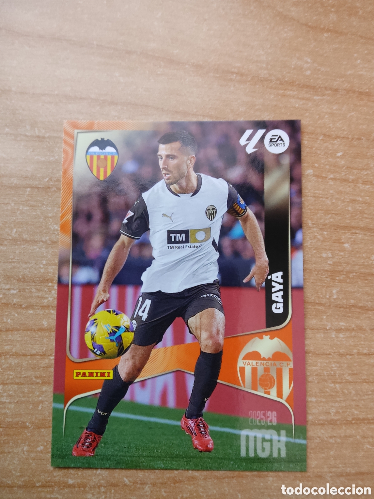 Cromos de f&uacute;tbol: 351 GAYA VALENCIA MEGACRACKS 2025 2026