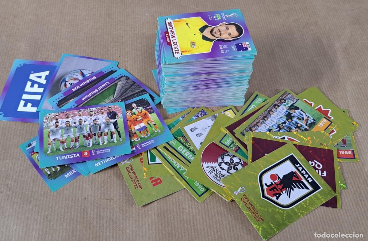 Cromos de f&uacute;tbol: Lote de mas de 300 cromos, Mundial de Qatar 2022 Panini