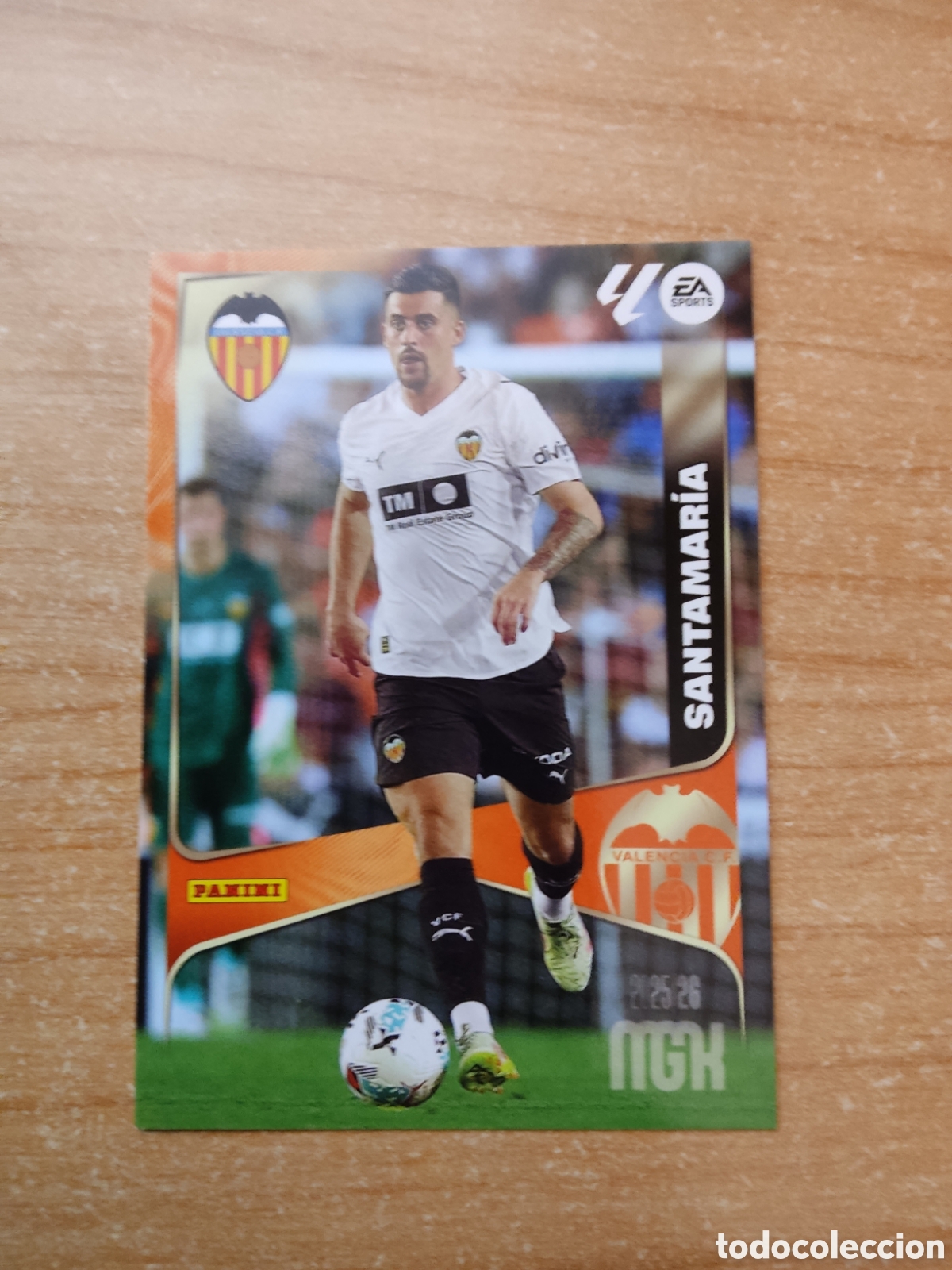 Cromos de f&uacute;tbol: 357 SANTAMAR&Iacute;A VALENCIA MEGACRACKS 2025 2026