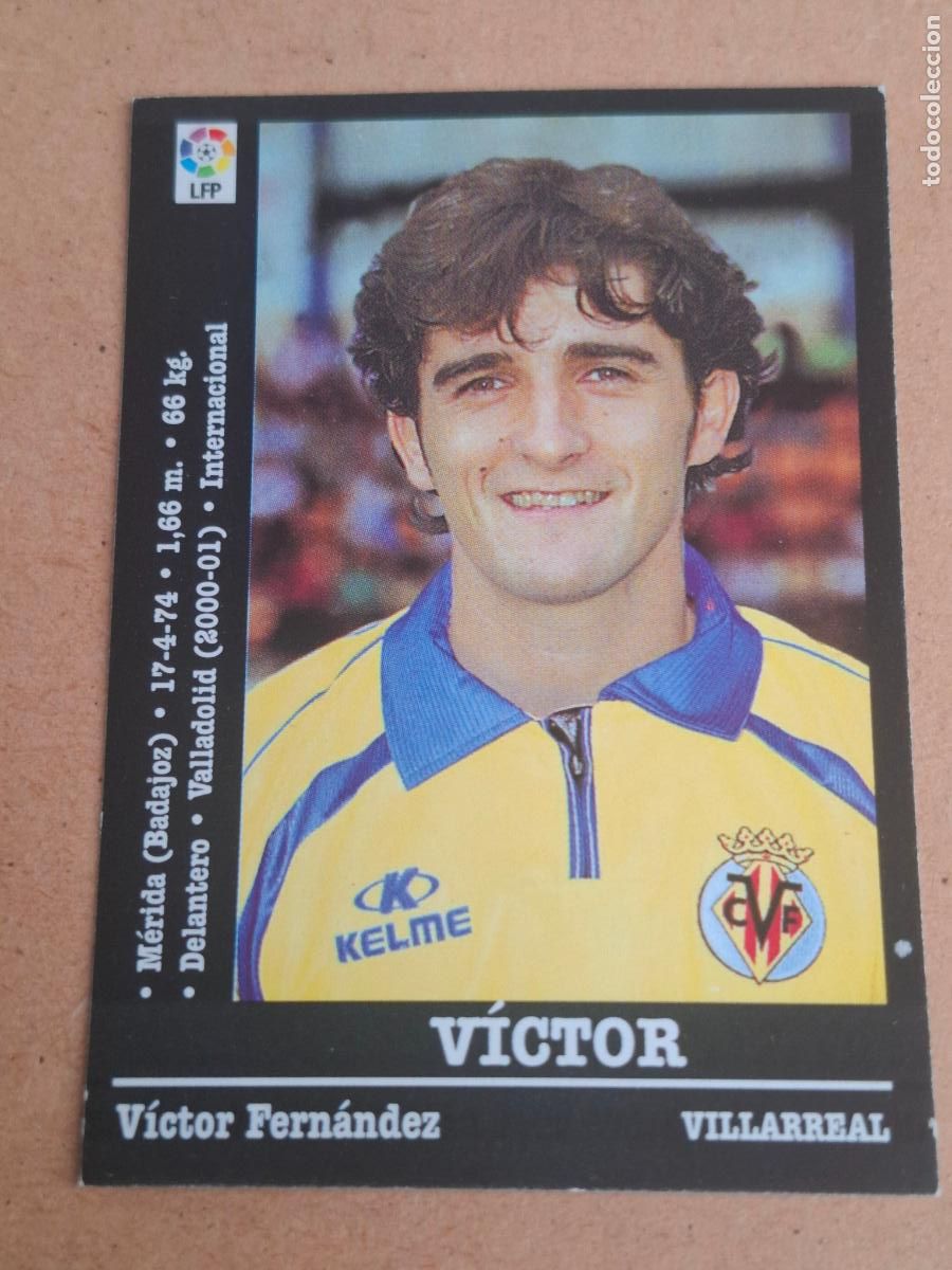 Cromos de f&uacute;tbol: PANINI LIGA 2000 2001 00 01 - 339A V&Iacute;CTOR - VILLARREAL CF ( NUNCA PEGADO )