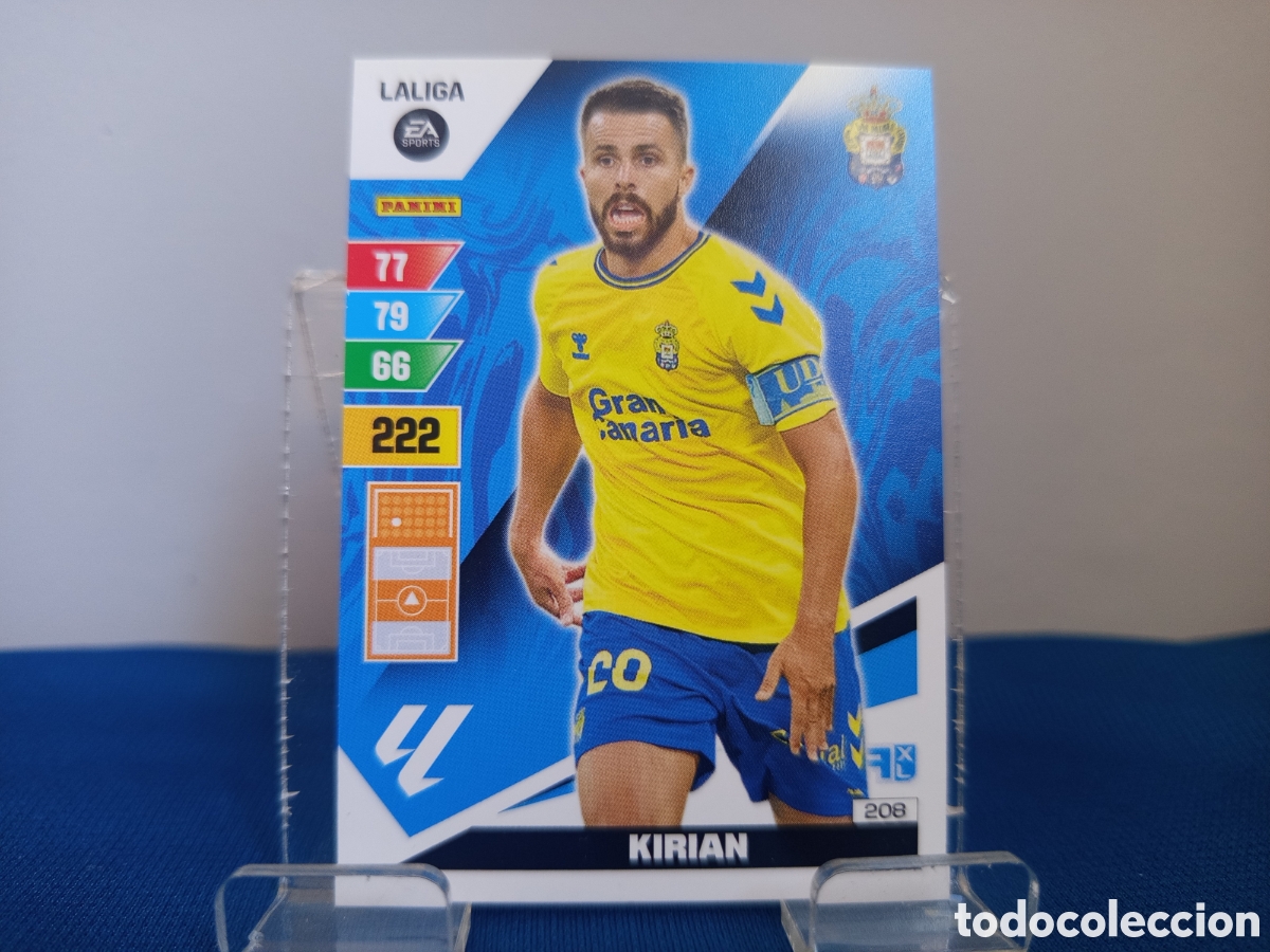 Cartes &agrave; collectionner de Football: ❇️ CROMO CARD ⚽ KIRIAN LAS PALMAS 208 LIGA 2023 2024 23 24 ADRENALYN XL PANINI ❇️