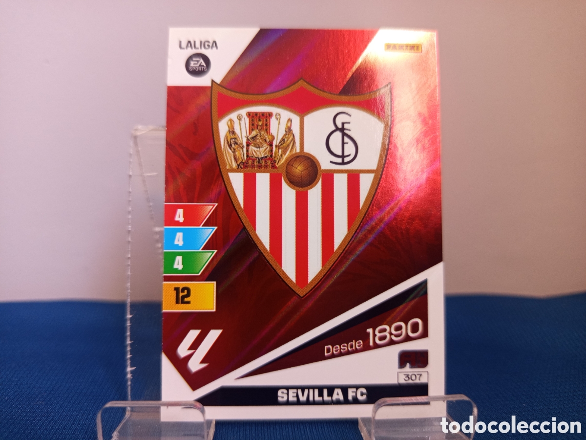Cartes &agrave; collectionner de Football: ❇️ CROMO CARD ⚽ ESCUDO SEVILLA 307 LIGA 2023 2024 23 24 ADRENALYN XL PANINI ❇️