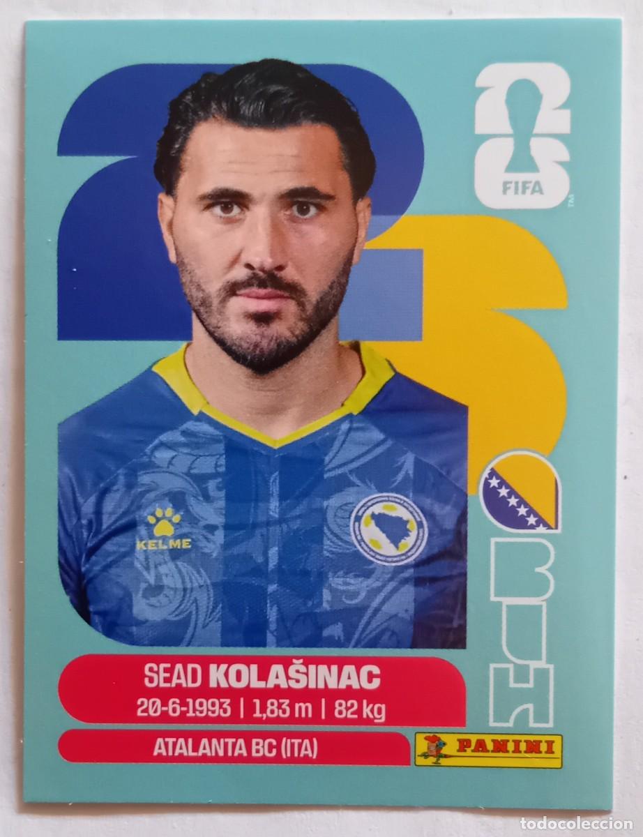 Cromos de f&uacute;tbol: Figurina Panini 2026 Cromo World Cup Usa Mundial 2026 Sead Kolasinac Bosnia n BIH 4